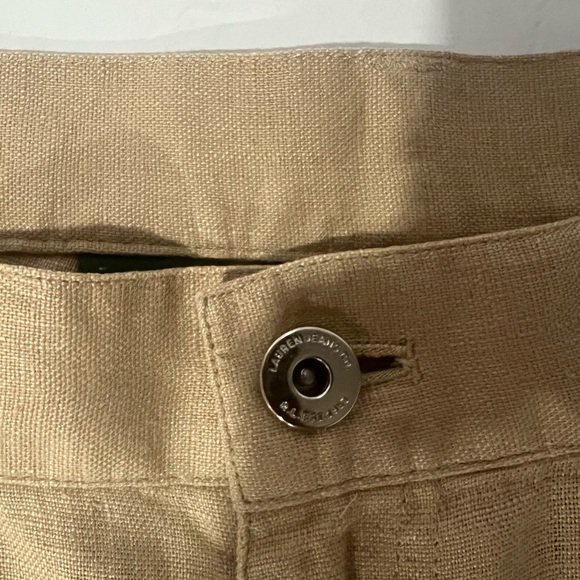 Lauren Jeans Co. Ralph Lauren 100% Linen Wide Leg Pants - Picture 5 of 10